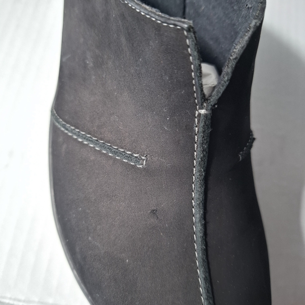 Clarks Women’s Leather Clogs Black Size 9.5M Slip On Shoes - Picture 10 of 10